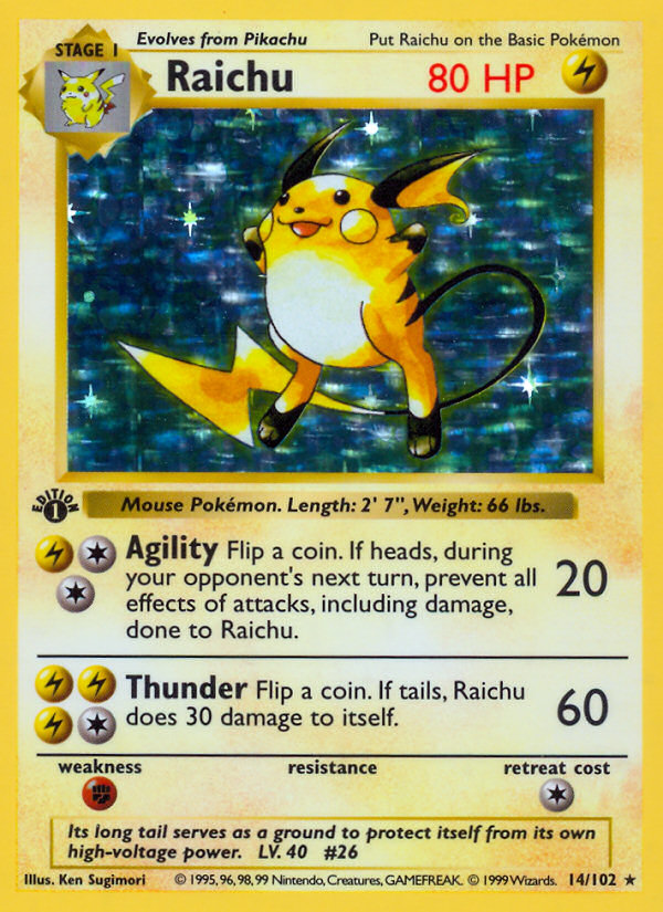 pokemon raichu card 45/100 Reverse HOLOFOIL SGC 7 (Scratches on Slab) Zapp! Comics Colorless Retreat Cost Pokemon Card - Neo Revelation