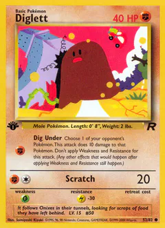 All Diglett Cards - Pokemon TCG Price Guide | Pokefolio
