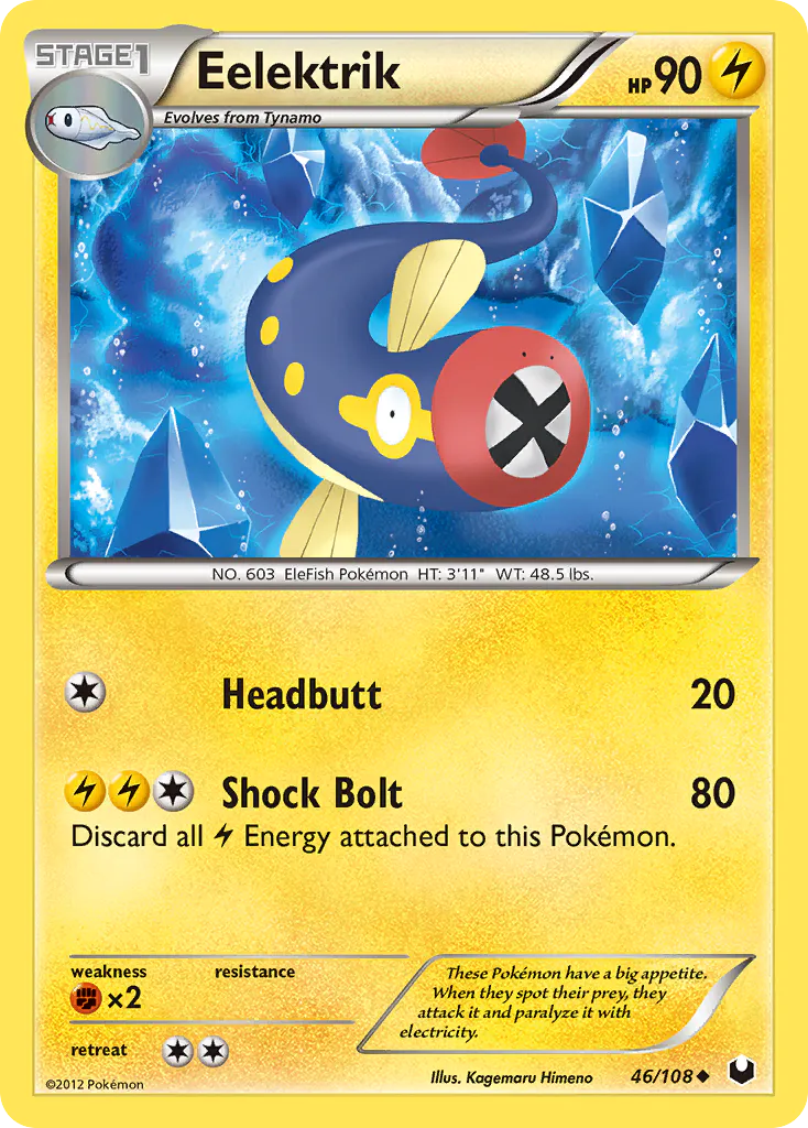 eelektrik pokemon card value - (40) - BW Stage 1 Form All Eelektrik Cards - Pokemon