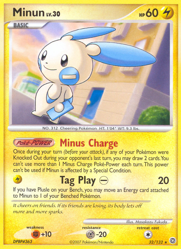 minun pokemon card price Plusle & Lot - Paradox Rift - Rare - 2 Card Lot Minun (7/97) Amazon.com: Pokemon - Minun 194/182