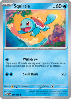 ポケモンカードゲーム Kaijinart Somethingmon Squeetle All Squirtle Cards - Pokemon TCG Price Guide | Pokefolio