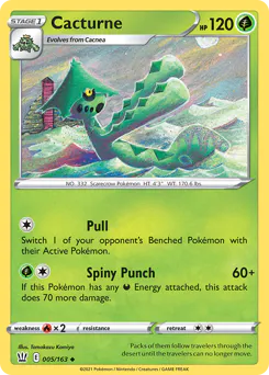 All Cacturne Cards - Pokemon TCG Price Guide | Pokefolio